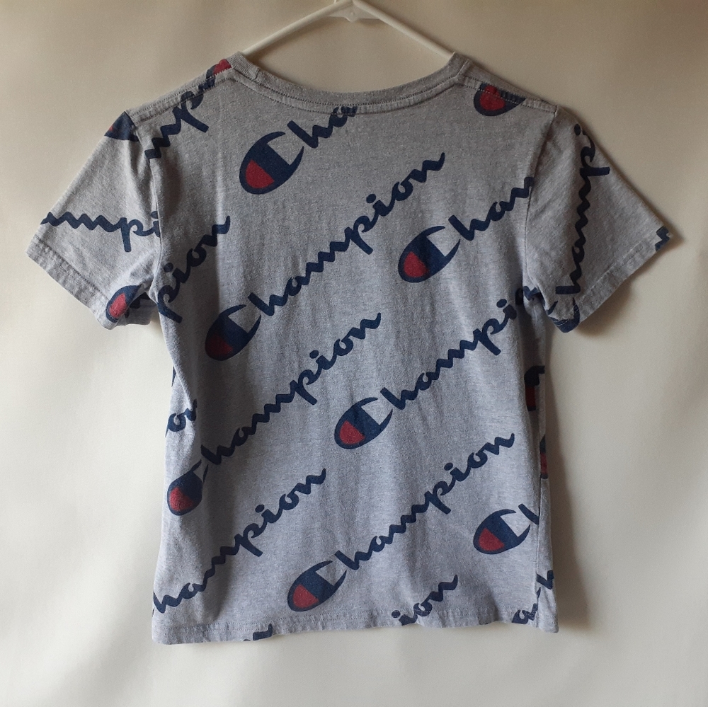 Champion boys gray short sleeve t-shirt size M. - Picture 7 of 8